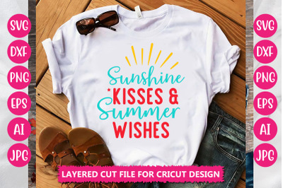 Sunshine Kisses &amp; Summer Wishes SVG Cut File