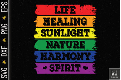 Life Healing Sunlight Nature LGBT Pride