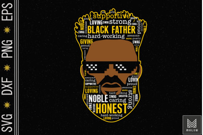 Happy Fathers Day Black Father King