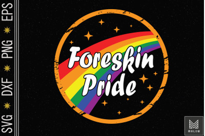 Foreskin Pride Intactivist Gay Rainbow