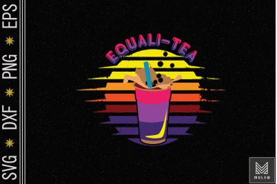 Equalitea Bisexual Pride Bubble Tea LGBT