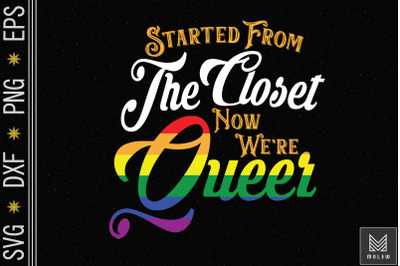 Now We&#039;re Queer - Funny LGBT Gay Pride