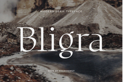 Bligra  Modern Serif Typeface