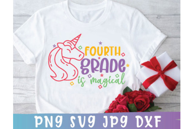 Fourth Grade is Magical SVG, Unicorn SVG