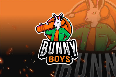 Bunny Boys Esport Logo Template