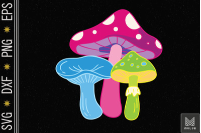 Psychedelic Mushrooms Mind Trip Hippie