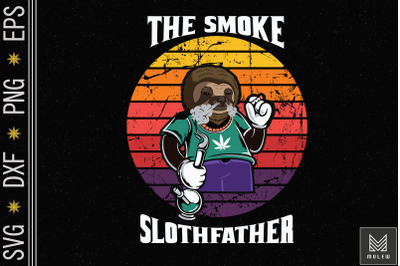 The Slothfather Funny Sloth Father&#039;s Day