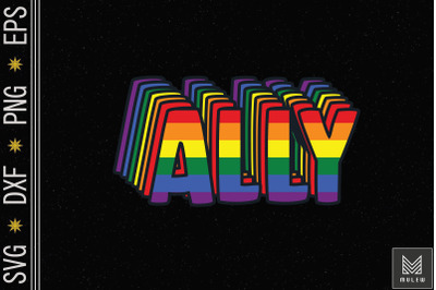 Ally LGBT Pride Parade Ally Gay Lesbian