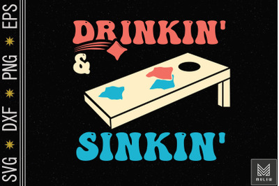 Drinkin&#039; &amp; Sinkin&#039; Cornhole Hippie