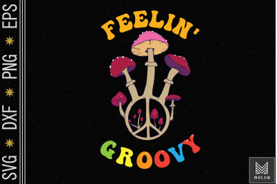 Feelin&amp;&23;039; Groovy Hippie Mushroom Peace