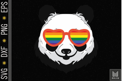 Panda Gay Pride LGBT Rainbow Sunglasses