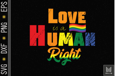 Love Is A Human Right Gay Pride LGBT