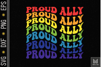 Proud Ally Pride Gay Lesbian LGBT Month