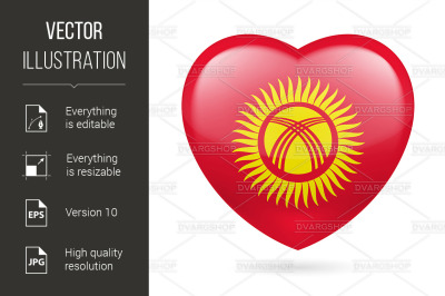 Heart icon of Kyrgyzstan