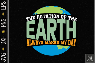 Rotation Of Earth Always Makes My Day