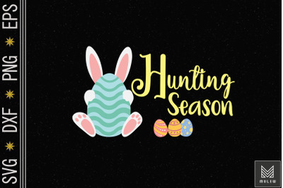 Hunting Season Eggs Antler Funny Easte