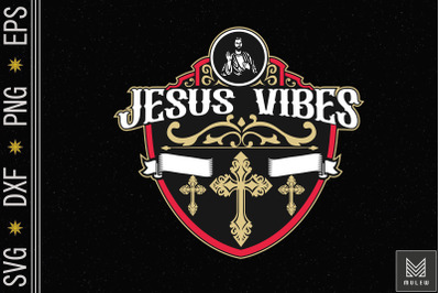 Jesus Vibes Retro Vintage Easter Day