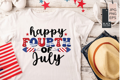 Happy Fourth Of July Sublimation