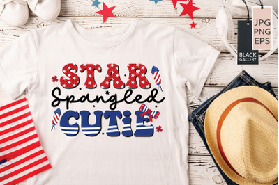 Star Spangled Cutie Sublimation