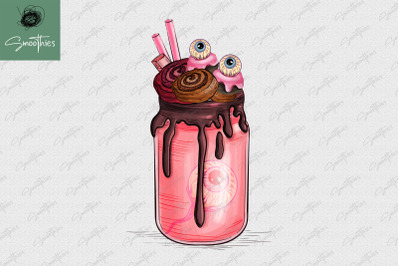 Monster Ice Cream Scary Halloween PNG