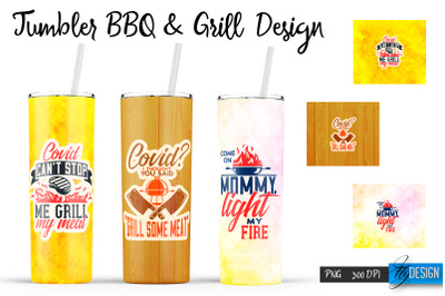 BBQ Tumbler| Grill 20 Oz Tumbler| Tumbler Wrap Templates