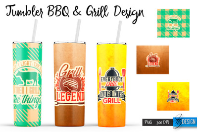 BBQ Tumbler| Grill 20 Oz Tumbler| Tumbler Wrap Templates