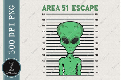 Storm Area 51 Funny Alien Escape Design