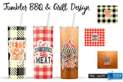 BBQ Tumbler| Grill 20 Oz Tumbler| Tumbler Wrap Templates