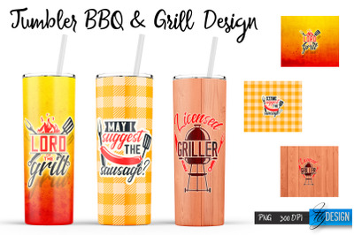 BBQ Tumbler| Grill 20 Oz Tumbler| Tumbler Wrap Templates