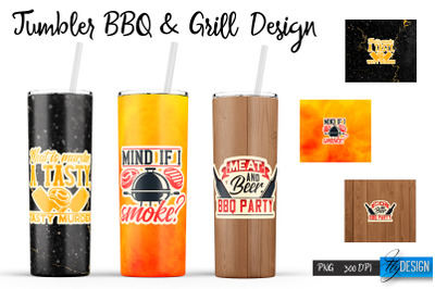 BBQ Tumbler| Grill 20 Oz Tumbler| Tumbler Wrap Templates