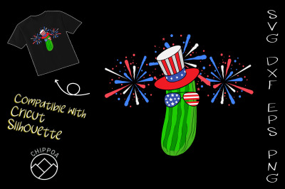 Pickle 4th of July USA Patriotic