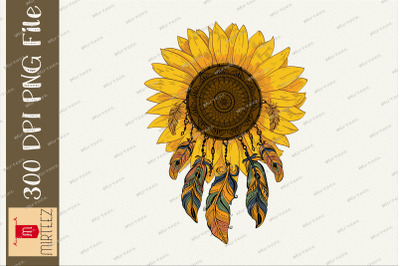 Dream Catcher Sunflower Be Kind Design