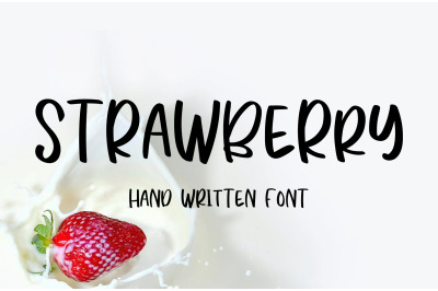 Strawberry - Fun Handwritten