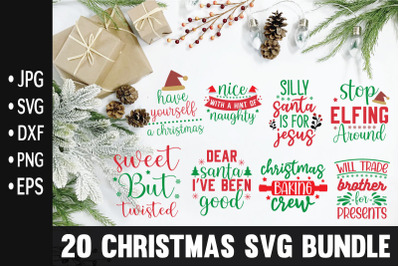 Christmas svg bundle&2C; Christmas Cut Files Cricut Silhouette