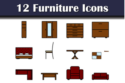 Furniture Icon Set