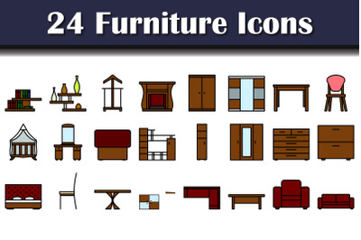 Furniture Icon Set