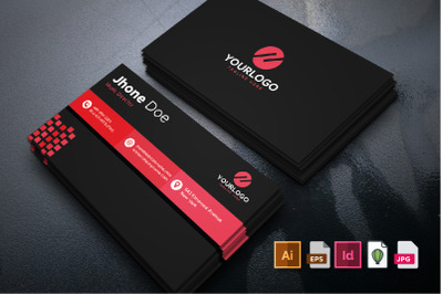 Creative 3D Style Business Card