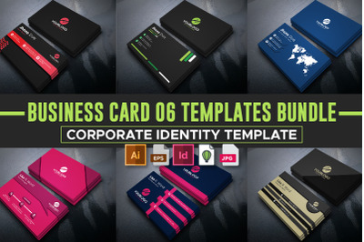 Business Card 6 Template Bundle