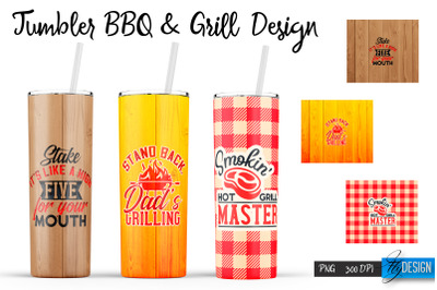 BBQ Tumbler| Grill 20 Oz Tumbler| Tumbler Wrap Templates