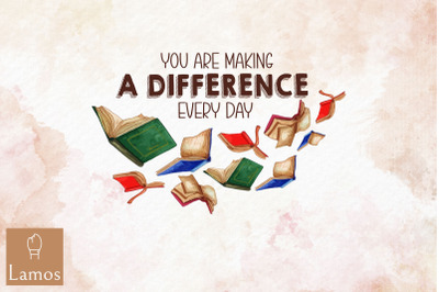 Making A Difference Every Day Book PNG