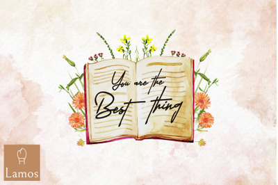 You Are The Best Thing Reading Book PNG