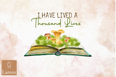 I Have Lived A Thousand Lives Book PNG