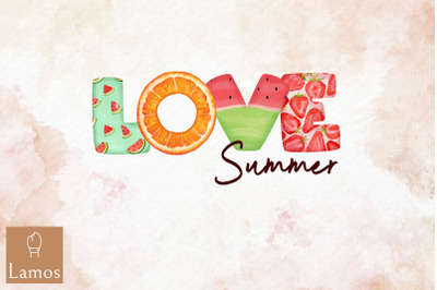 Love Summer Strawberry Lover Design