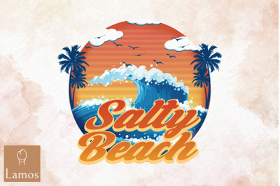 Salty Beach Hello Summer Sublimation