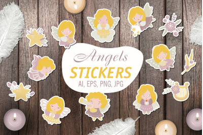 Angels stickers