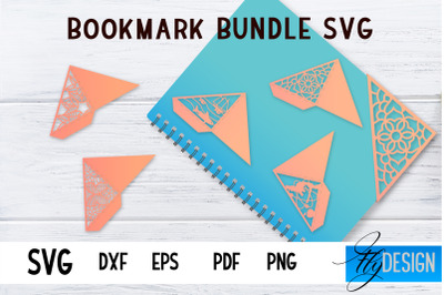 Bookmark Corner SVG Bundle | Book  SVG | Book Lover