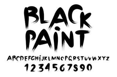 Black Paint Font