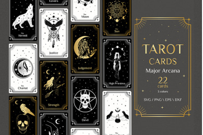 Major Arcana Deck, Tarot Cards