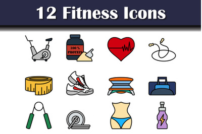 Fitness Icon Set