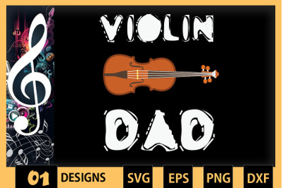 Violin Dad Vintage Musician